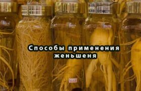 Способы применения женьшеня